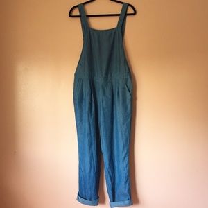 Nasty Gal Jeans - Nasty Gal Chambray Overalls Nasty Gal Jeans - Nasty Gal Chambray Overalls